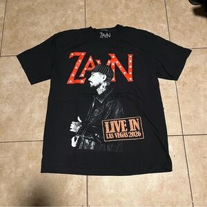 Zayn Official Las Vegas Residency Live Concert Red Logo T-shirt